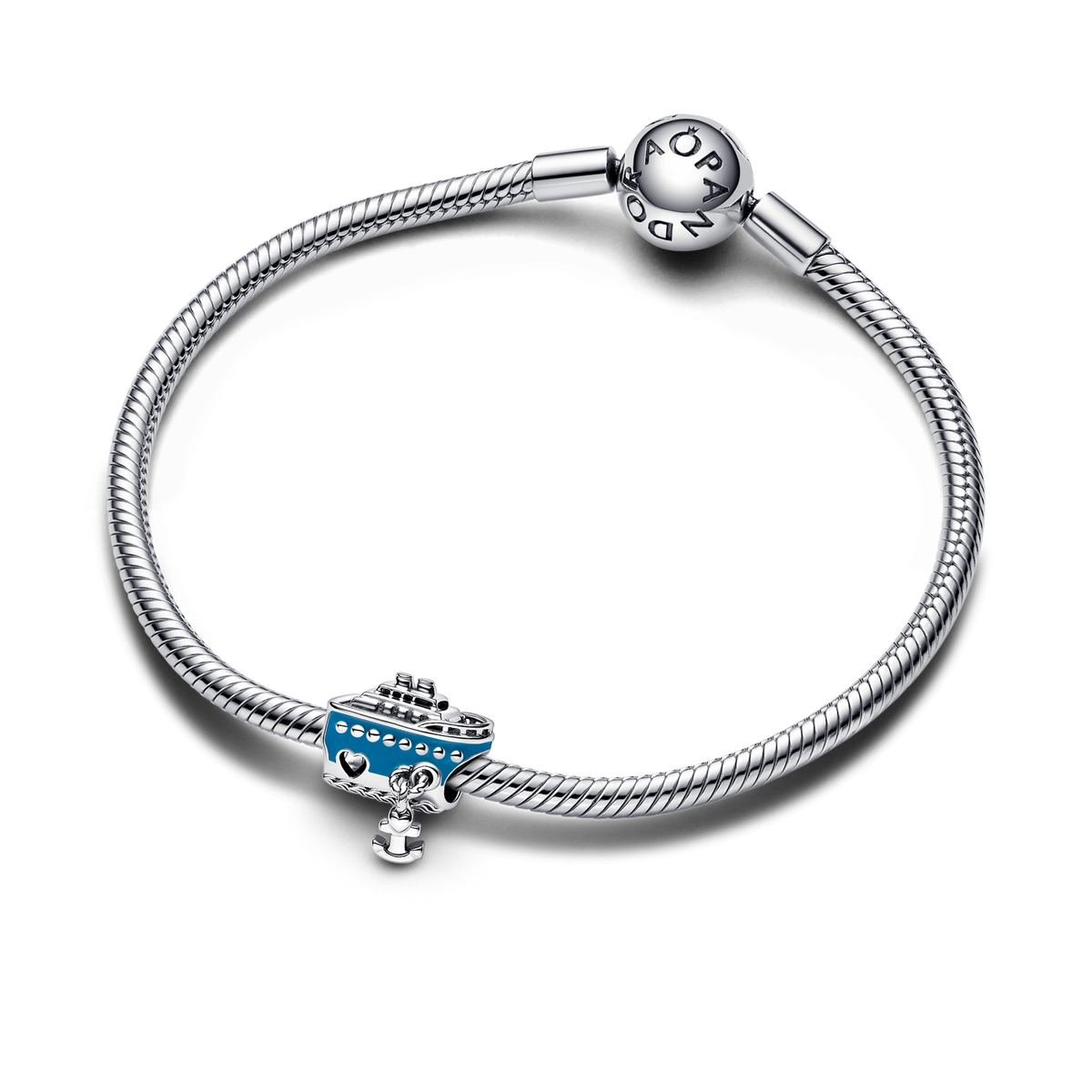 Anchored Cruise Ship Charm