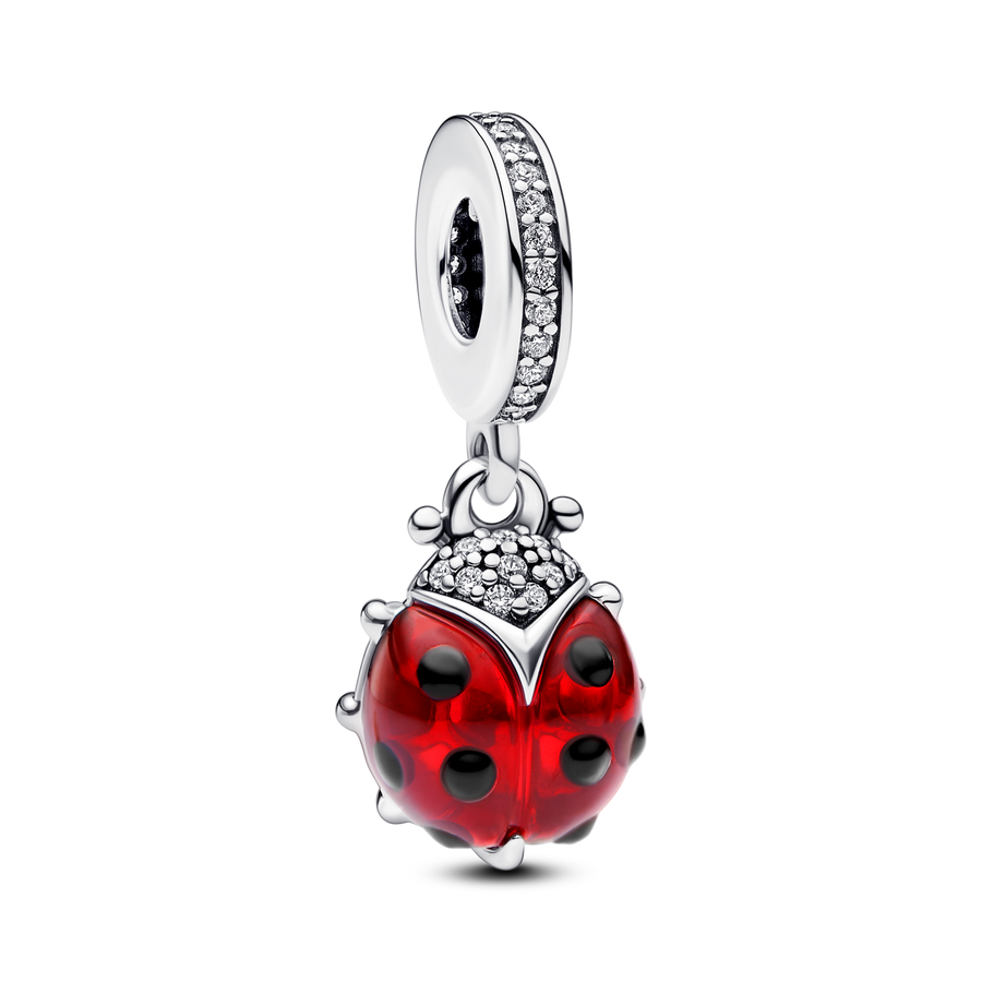 Red Ladybird Dangle Charm