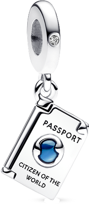 Openable Passport Dangle Charm