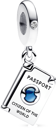Openable Passport Dangle Charm