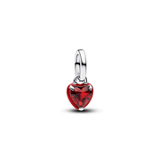 Red Chakra Heart Mini Dangle Charm