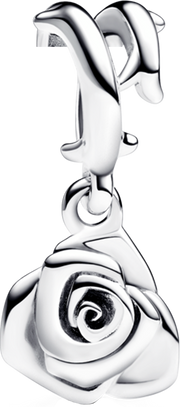 Rose in Bloom Dangle Charm