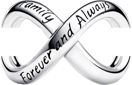 Forever & Always Infinity Charm