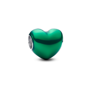 FINAL SALE - Metallic Green Heart Charm