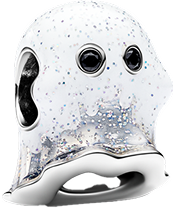 Glow-in-the-dark Boo Ghost Charm