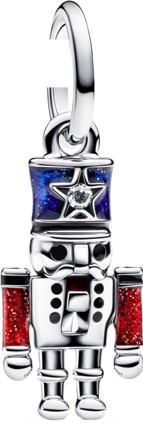 Moveable Nutcracker Dangle Charm