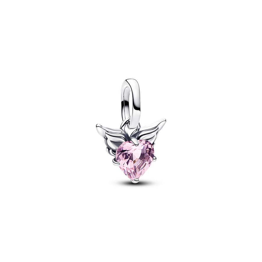 Winged Heart Mini Dangle Charm