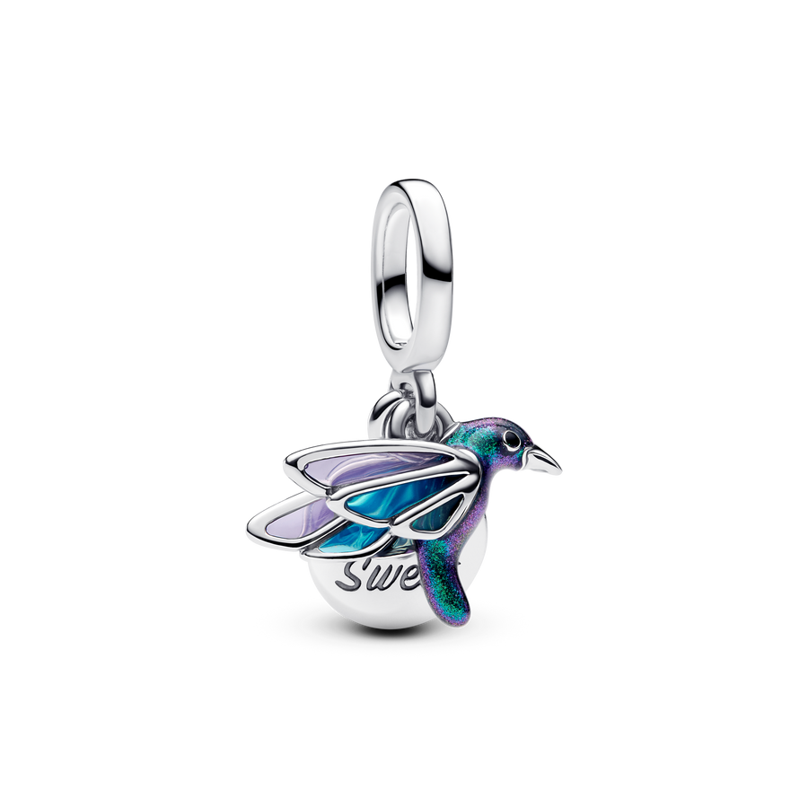 Hummingbird Double Dangle Charm