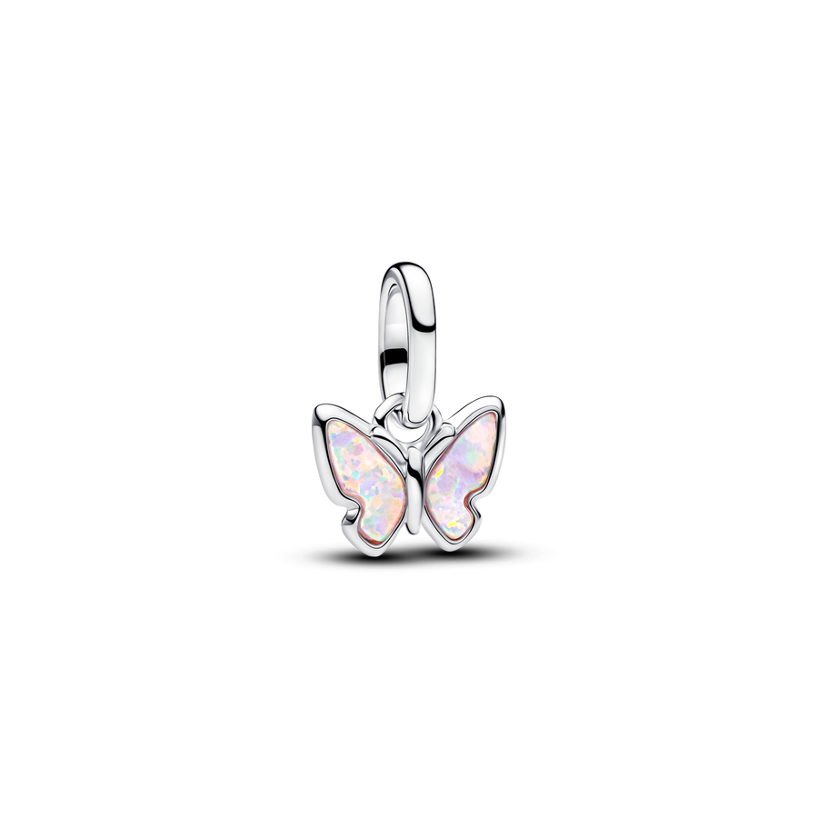 Pink Butterfly Mini Dangle Charm