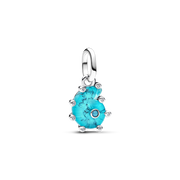 Blue Murano Glass Sea Snail Dangle Charm