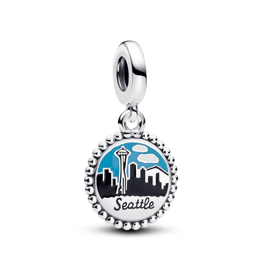 Seattle Skyline Dangle Charm