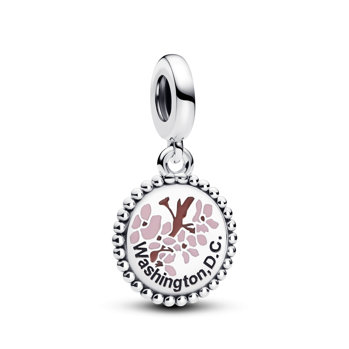 Washington D.C. Cherry Blossom Dangle Charm