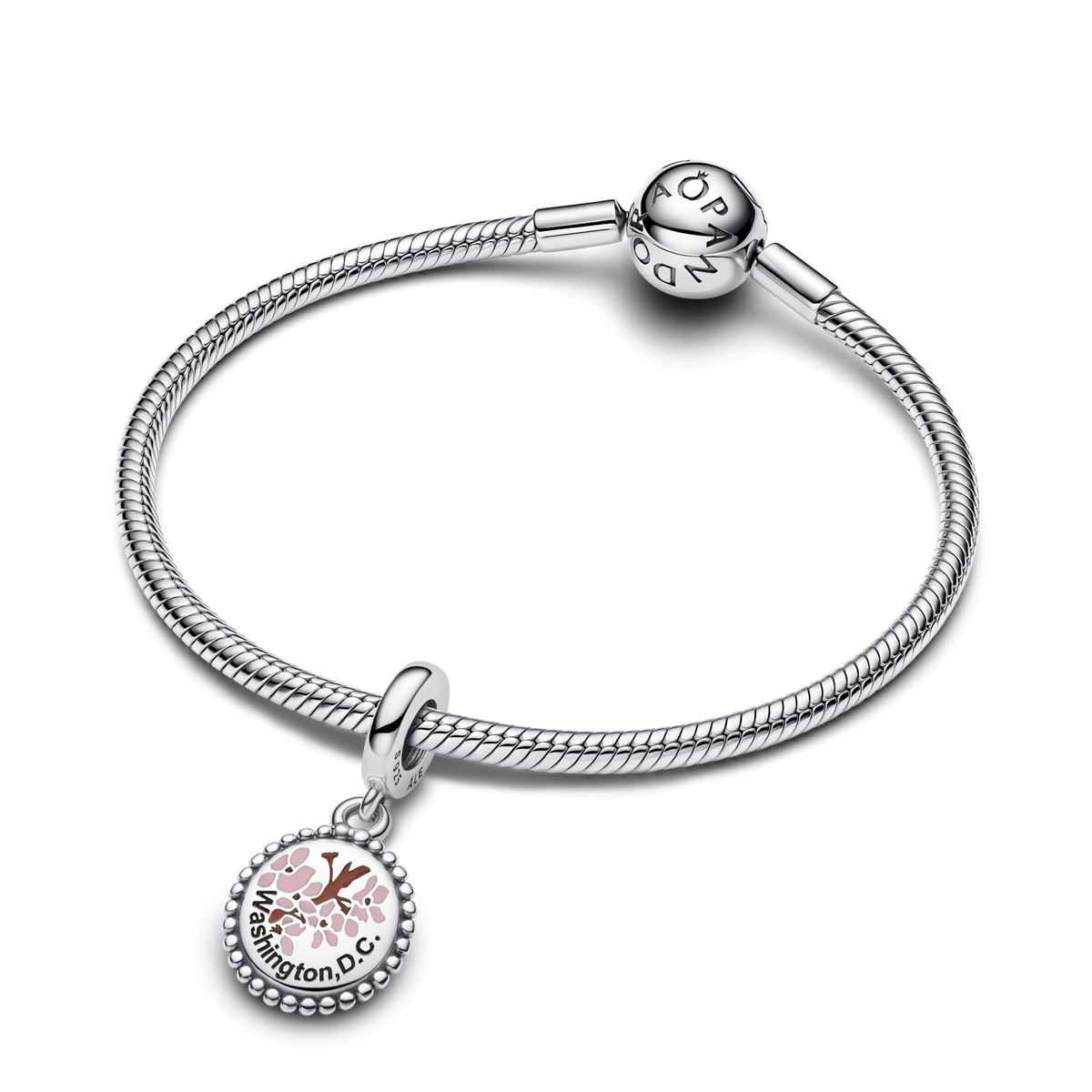 Washington D.C. Cherry Blossom Dangle Charm