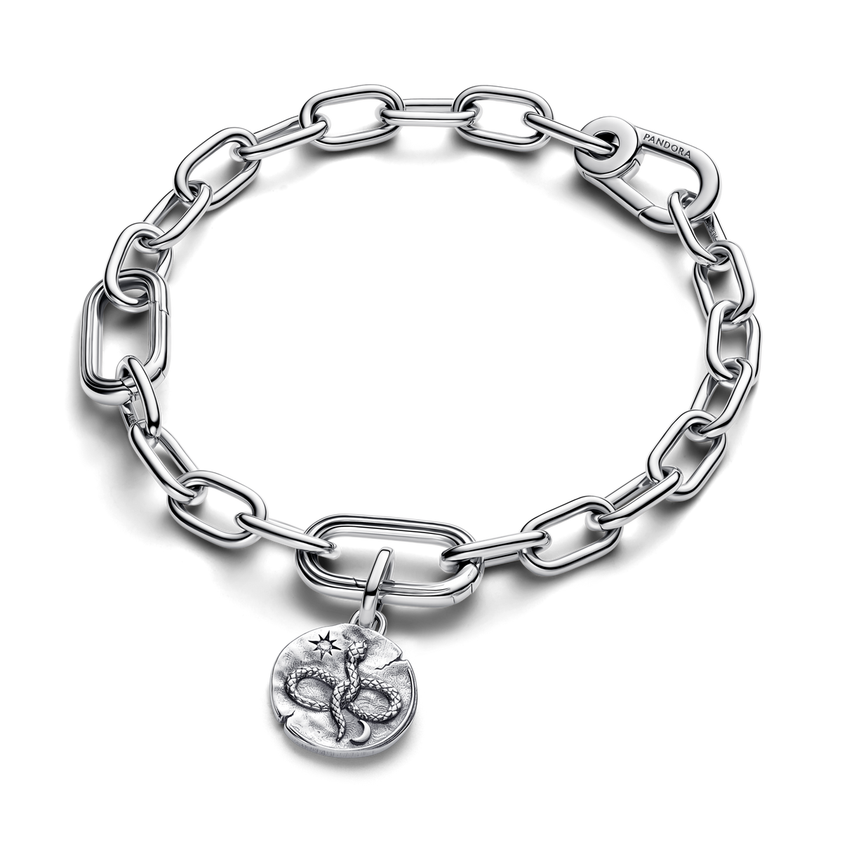 Infinity Snake Medallion Charm