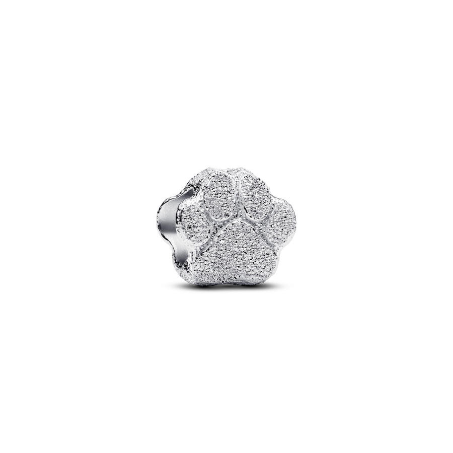 Textured Paw Mini Charm