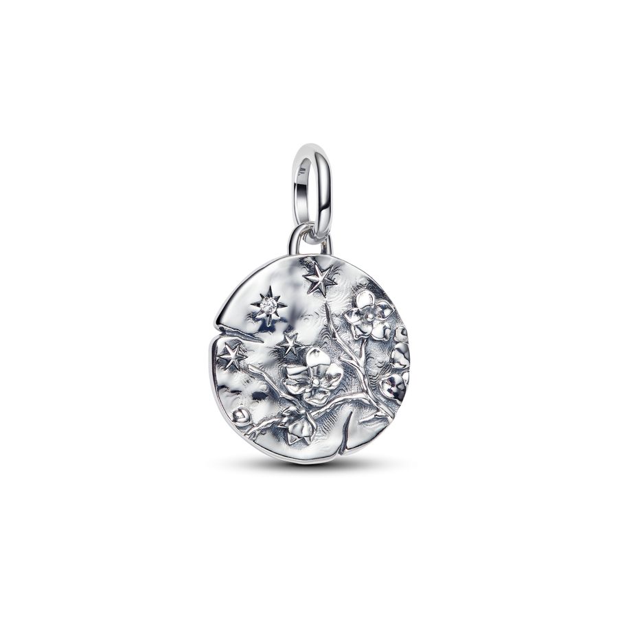 Cherry Blossom Medallion Charm