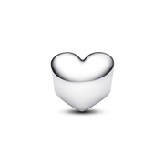 April Engravable Clear Stone Heart Charm