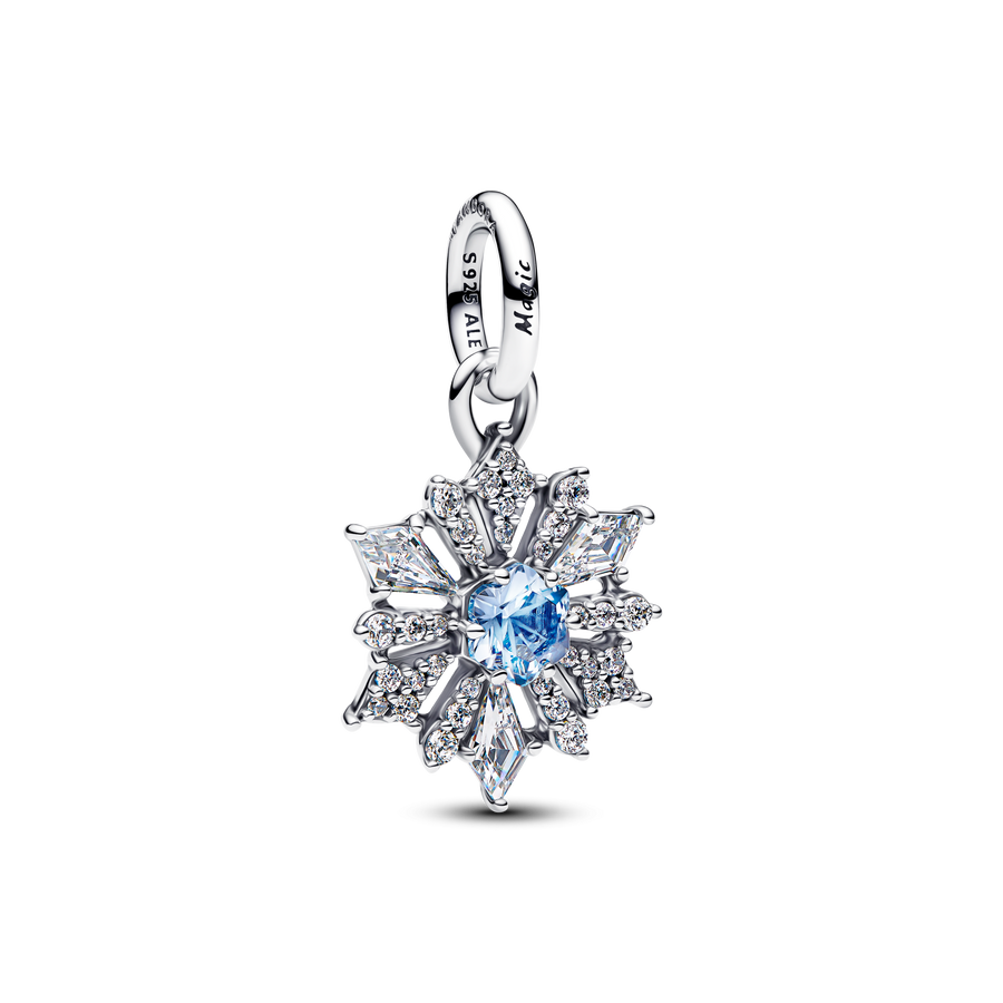Disney Frozen Queen Elsa Snowflake Dangle Charm