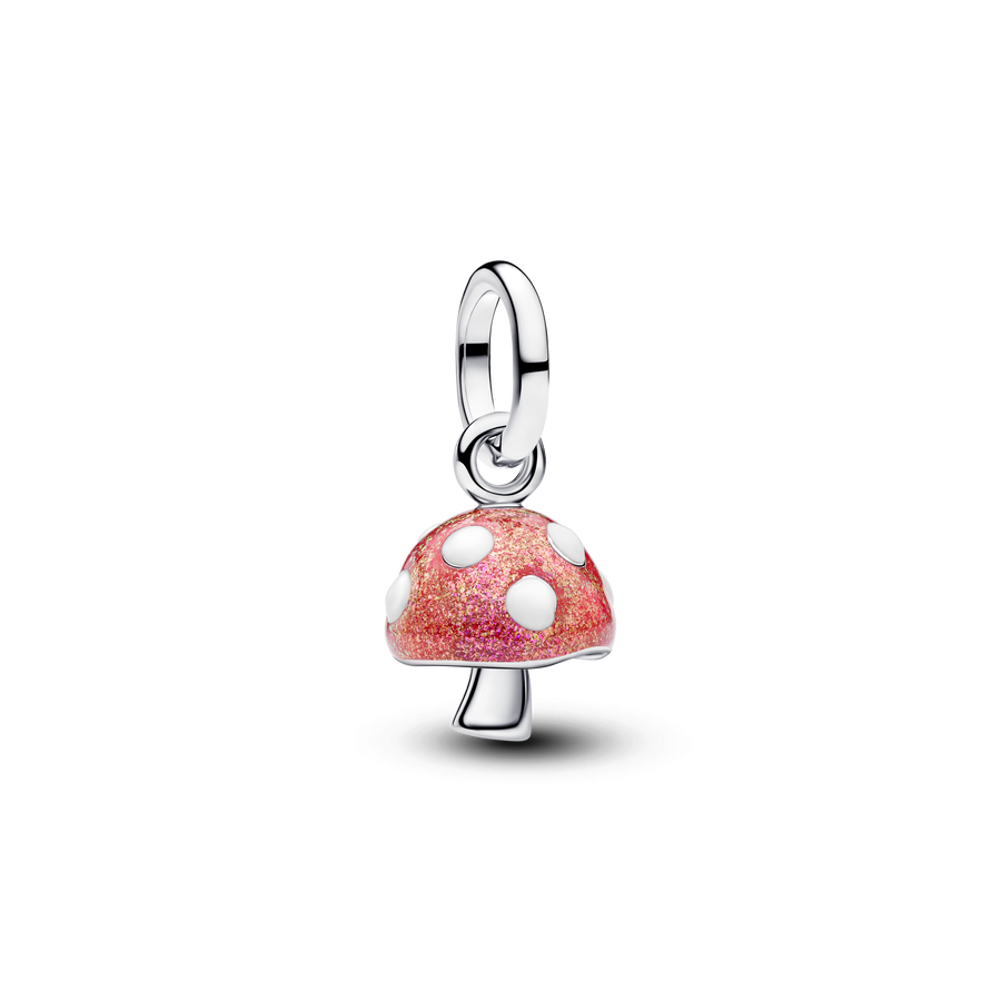 Glow-in-the-dark Mushroom Dangle Charm