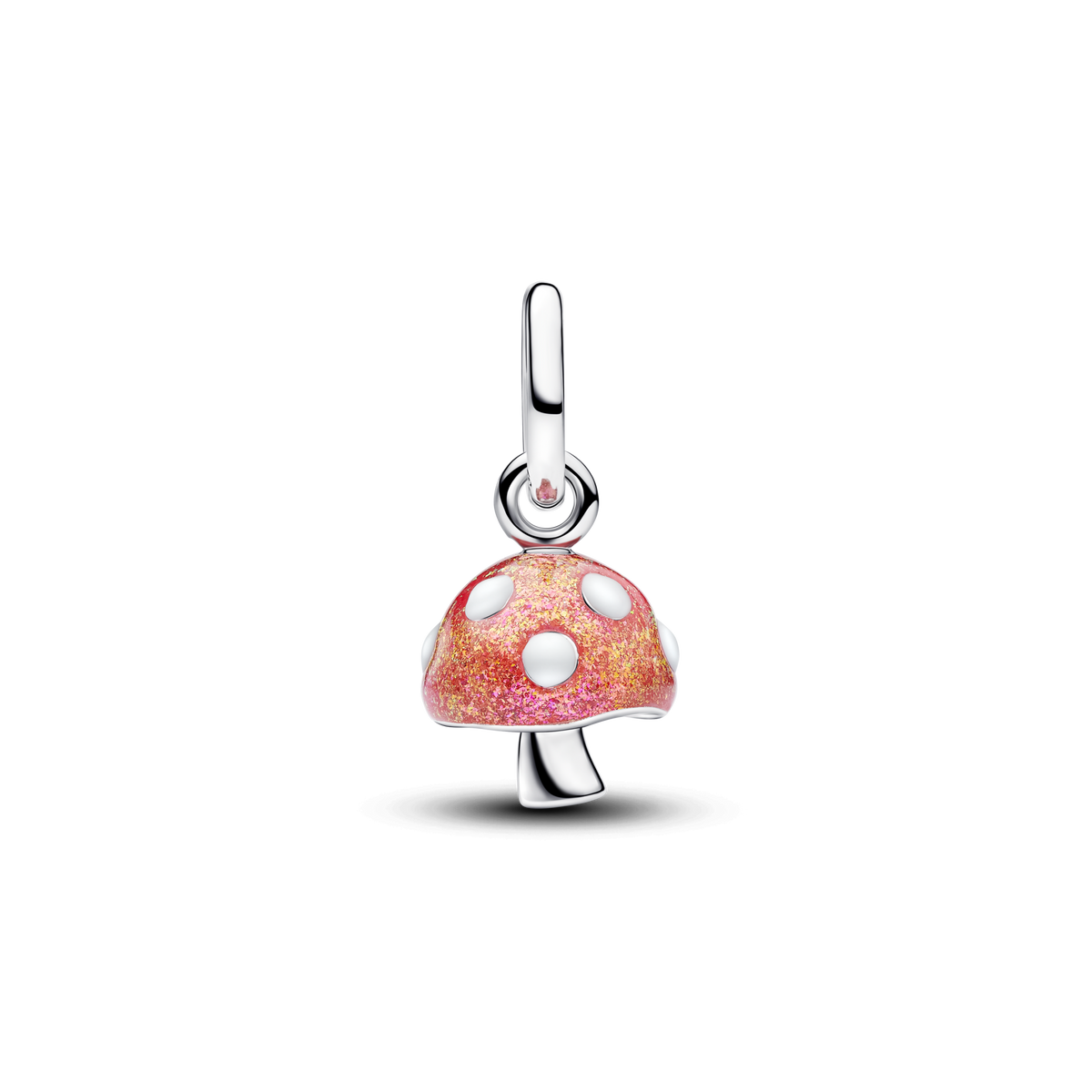 Glow-in-the-dark Mushroom Dangle Charm
