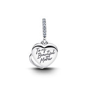 Beautiful Mother Double Dangle Charm