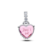 I Love You Mom Dangle Charm