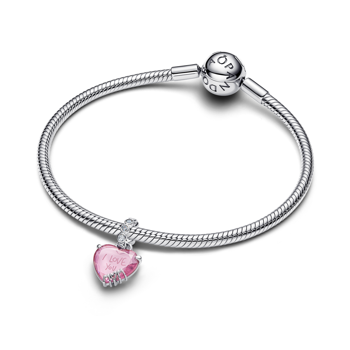 I Love You Mom Dangle Charm