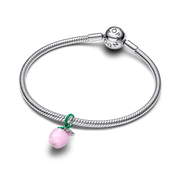 Murano Pink Apple Charm