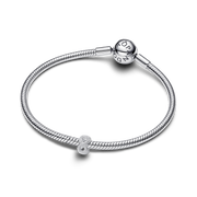 Textured Infinity Symbol Mini Charm