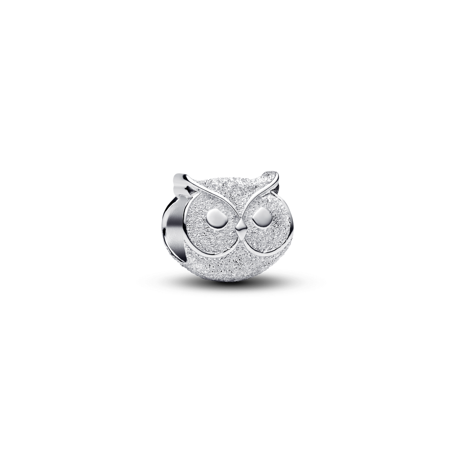 Textured Owl Mini Charm
