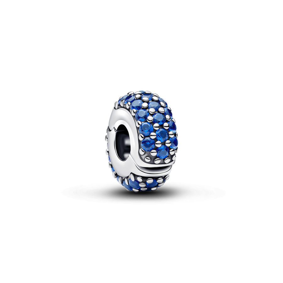 Royal Blue Stone Clip Charm