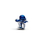 Blue Octopus Charm