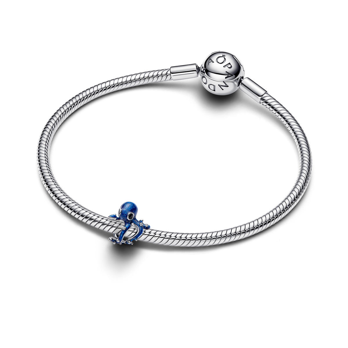 Blue Octopus Charm