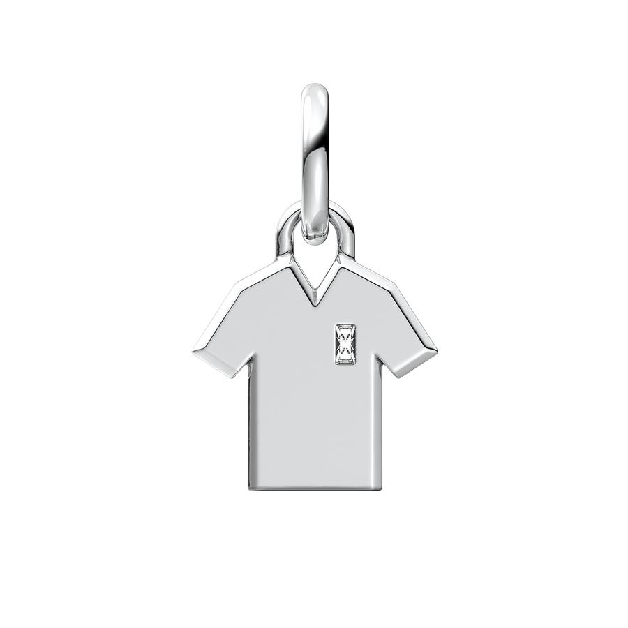 Engravable Soccer Shirt Dangle Charm