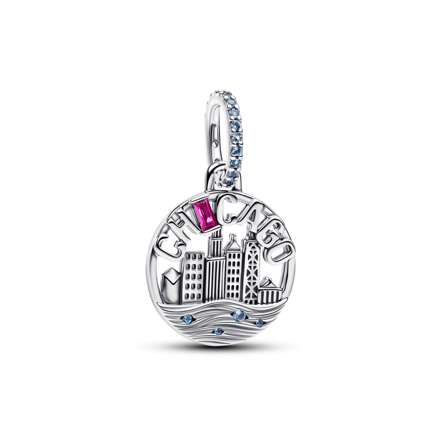 Chicago Skyline Dangle Charm