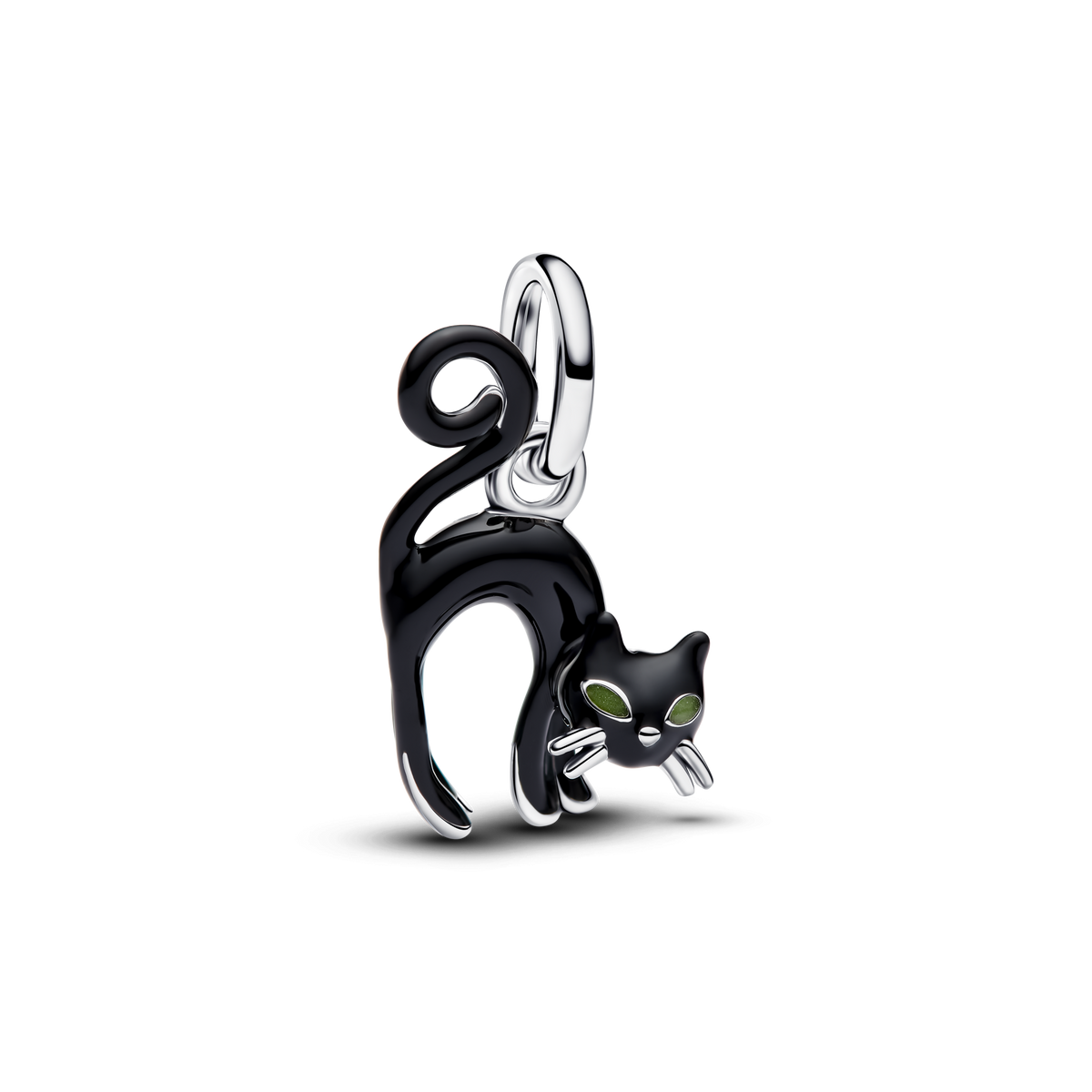 Vamp Romantic Black Cat Charm Necklace