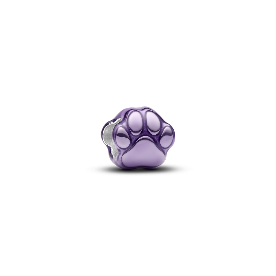 Purple Paw Mini Charm