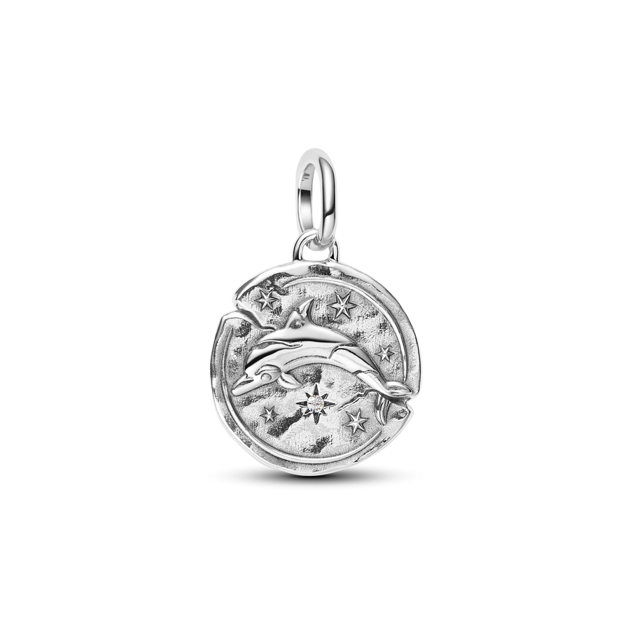 Dolphin Medallion Charm
