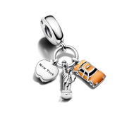Symbols of New York City Dangle Charm