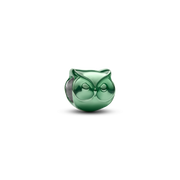 Green Owl Mini Charm