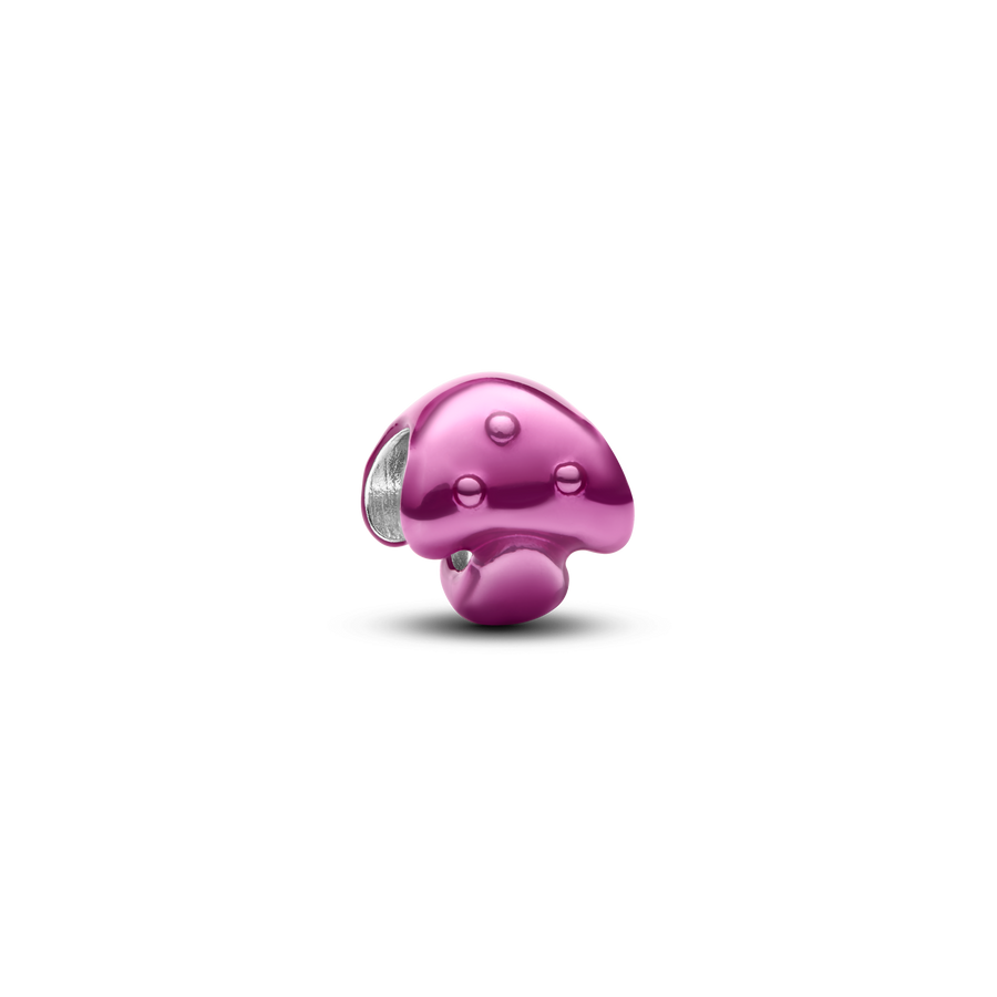 Pink Mushroom Mini Charm