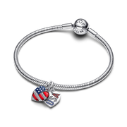 Engravable USA Hearts Splittable Dangle Charm