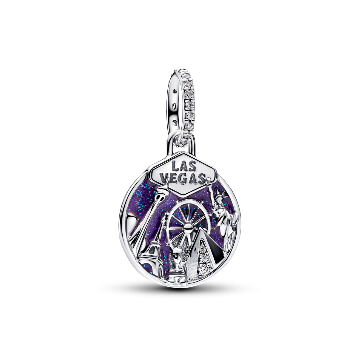 Las Vegas Skyline Dangle Charm
