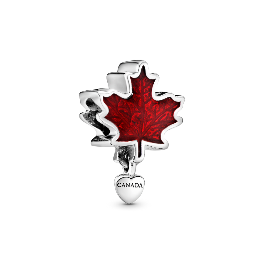 Canada Red Maple Leaf Charm