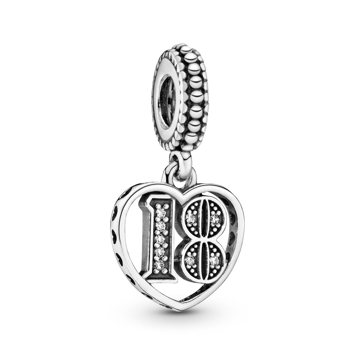 18th Celebration Dangle Charm