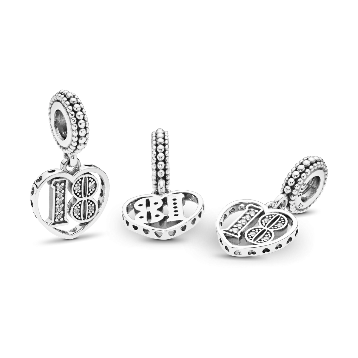 18th Celebration Dangle Charm