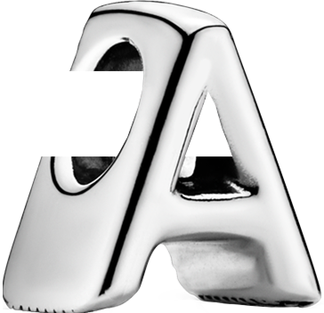Letter A Alphabet Charm