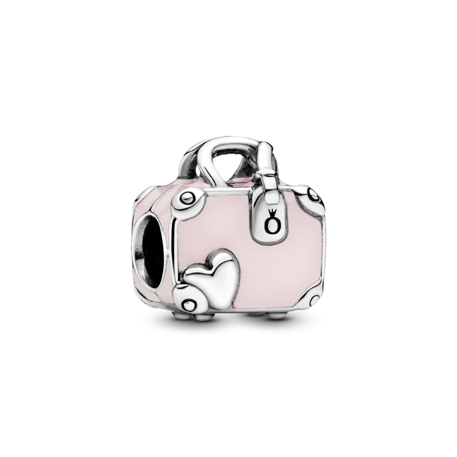 Pink Travel Bag Charm
