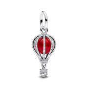 Hot Air Balloon Murano Glass Dangle Charm