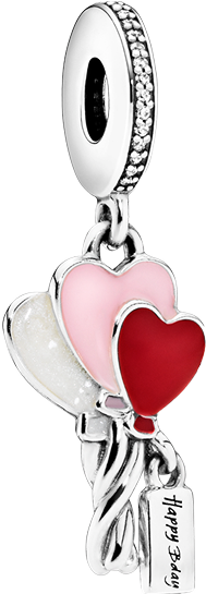 Happy Bday Balloon Dangle Charm